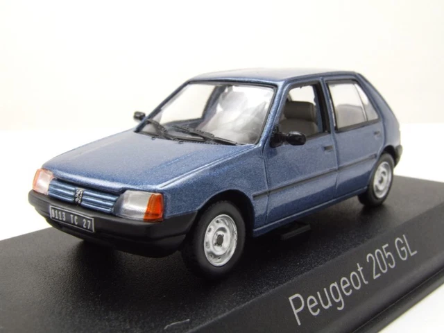 Peugeot 406 De 2002 – Modèle Réduit 1/43 Norev, Bleu Métallisé, Boîte D'origine