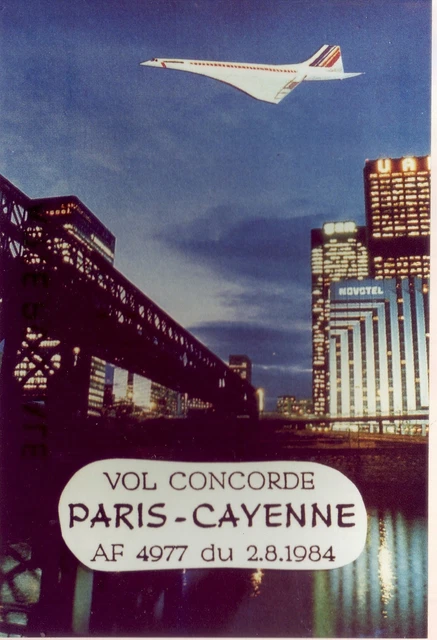 Feuillet Philatélique Concorde 30 Ans – 1er Vol Paris-Caracas 2006