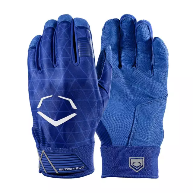 EvoShield Adult EVOCHARGE GEL TO SHELL Batting Gloves ROYAL BLUE -WTV4100RO