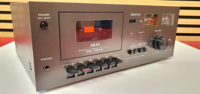 AKAI CS-702 D PLATINE CASSETTE K7 ( Philips Pioneer Dual Yamaha Takahashi Nad)