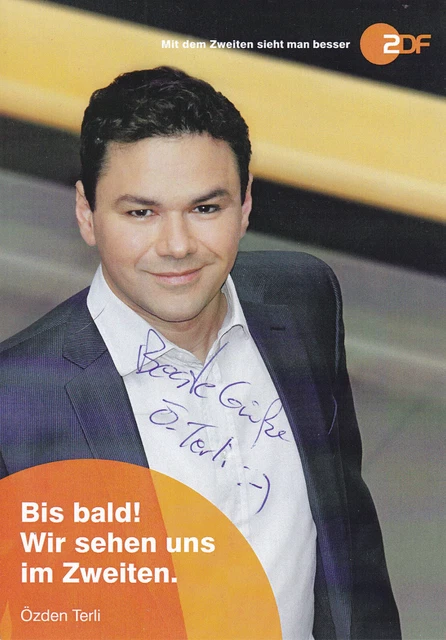 Dt Tv Moderator Hans 6 Buchstaben ÖZDEN TERLI - dt. TV-Moderator, ZDF, Original-Autogramm! EUR 2,60