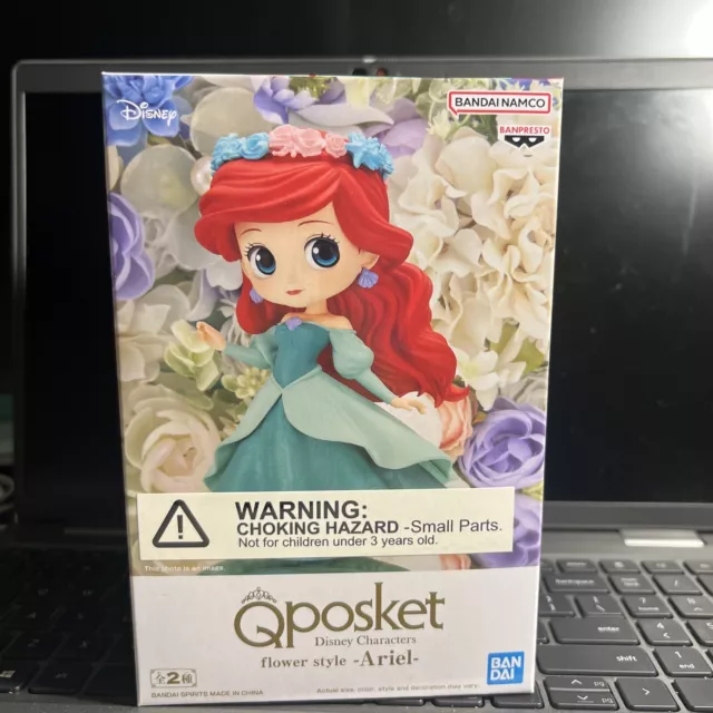 Q Posket Disney Princess Flower Style -Ariel-(Ver.A) Banpresto Figure 3
