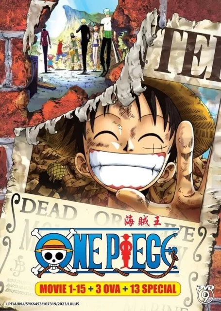 DVD One Piece Collection Series Eps 1 720 English Dubbed 