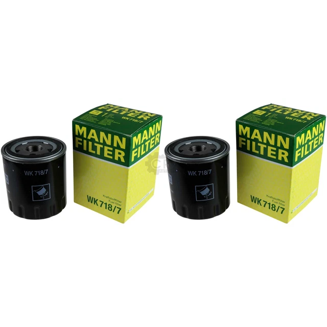 Filtre à Carburant MANN-FILTER WK 724/3 - Pour Poids Lourds Et Bus, Dimensions A=76 Mm, C=71 Mm, B=62 Mm, H=162 Mm