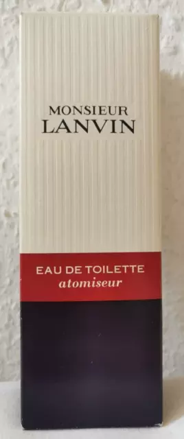 Monsieur Lanvin Eau de Toilette Atomiseur ca. 115 ml  Vintage