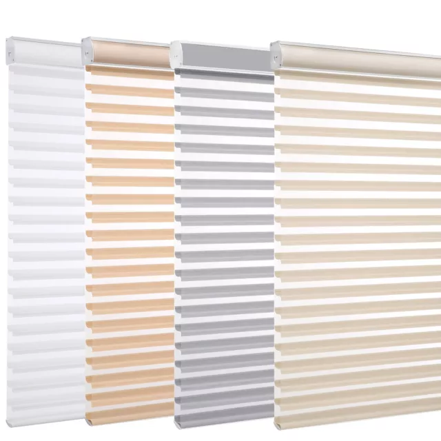 Fashion Light Filtering shangri-la blinds Roller shades Double layer Blinds 3