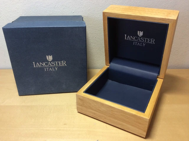 BOX CAJA SCATOLA LANCASTER Italy Watches Relojes Montres For