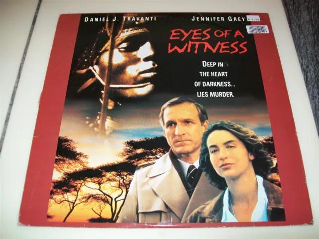 EYES OF A WITNESS Laserdisc LD VERY GOOD CONDITION VERY RARE JENNIFER GREY STARS