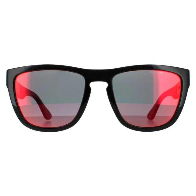 Tommy Hilfiger Lunettes de Soleil Th 1557/S 807 Uz Noir Miroir Rouge