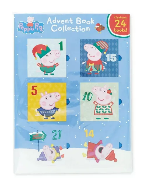 BRAND NEW OFFICIAL Peppa Pig Advent Calendar 24 books collection