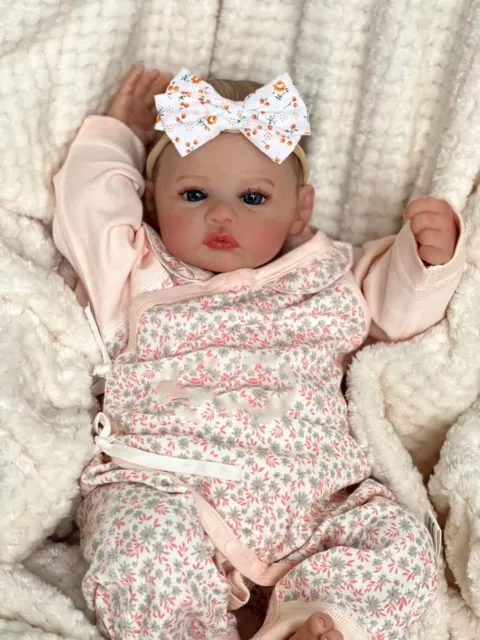 RXDOLL Lifelike Reborn Baby Dolls Girl Anatomically Correct 19 inch Real Life...