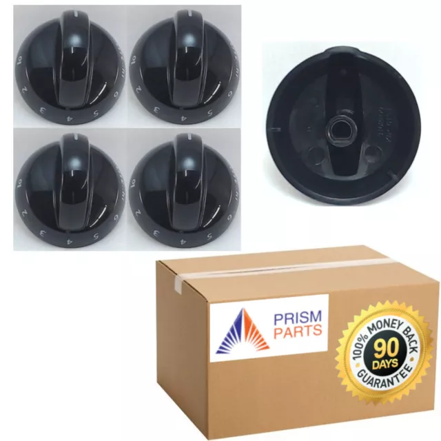 For Tappan Range Control Knob 4 Pack Parts # NP2212234PAZ690