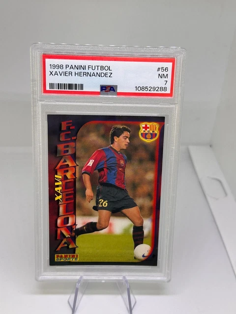 1998 Panini Xavi RC ルーキーカード バルセロナ PSA ROOKIE XAVI #56 FC Barcelona Panini Sports 1998 1999 PSA 7 EUR 299