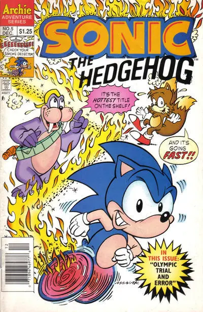 Sonic the Hedgehog #5 (Newsstand) FN; Archie | we combine shipping