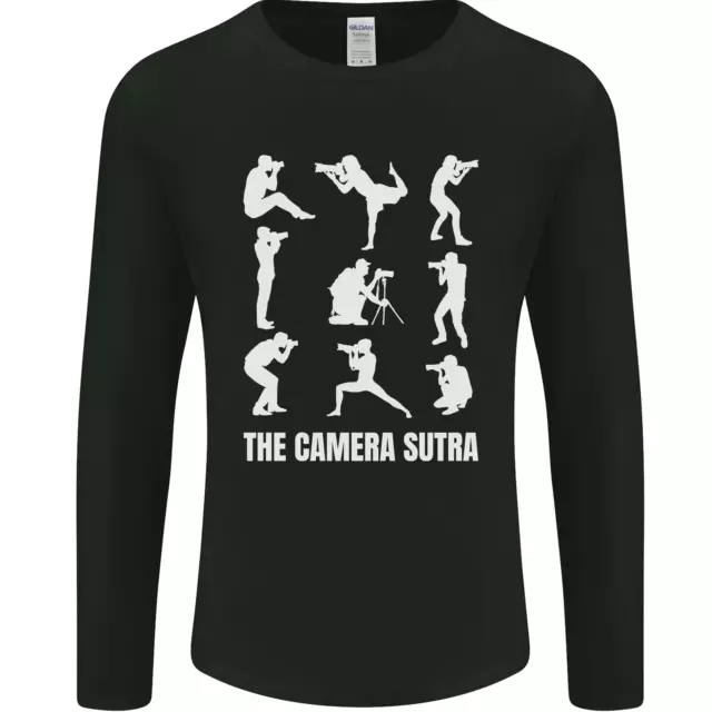 Camera Sutra Funny Photography Photographer Mens Long Sleeve T-Shirt