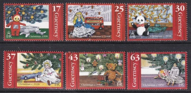 GUERNSEY 1998 150th ANNIV OF THE INROTDUCTION OF CHRISTMAS SG 810-815 SET 6 MNH.