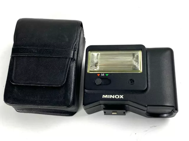 MINOX FC 35 Blitzgerät für MINOX 35 mit Leder Etui.