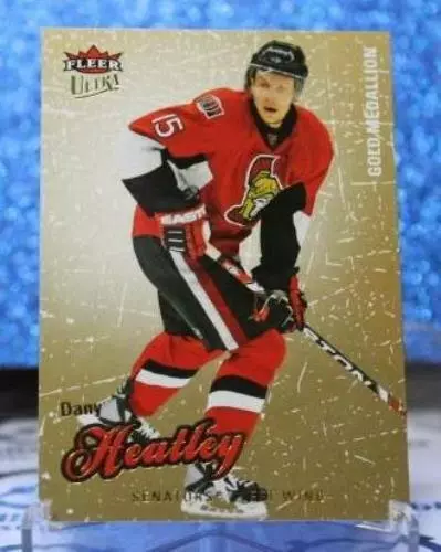 Dany Heatley # 67 Fleer Ultra 2008-09 Ottawa Senators Nhl Hockey Trading Card