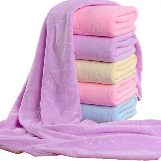 1Pc 140*70cm soft microfiber baby kids bath towels washcloth home beach towS SN❤