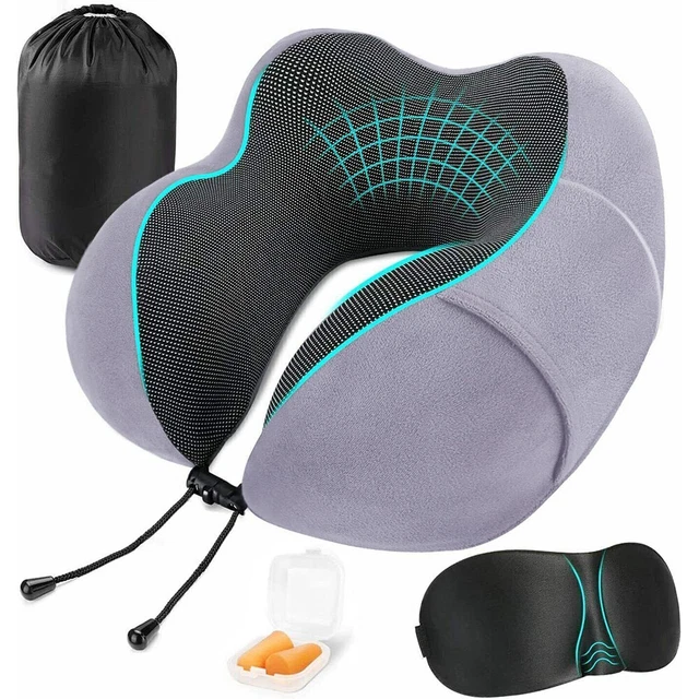 Memory Foam U Shaped Travel Pillow Neck Support Soft Head Rest Car Plane Cushion