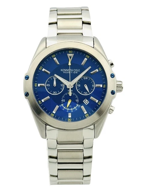 KENNETH COLE KC3768 Men s Blue Dial Chronograph Multifunction