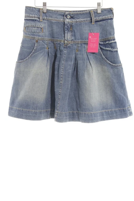 LEE Gonna a pieghe Donna Taglia IT 40 blu fiordaliso stile casual