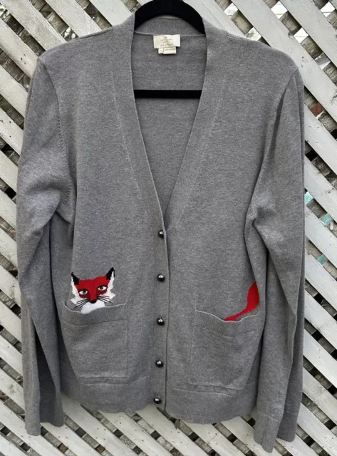 Kate spade sales fox cardigan
