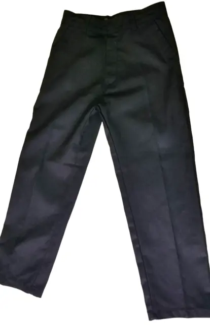 New Eddie Bauer School Boys Flat Front Pant Black Size 8