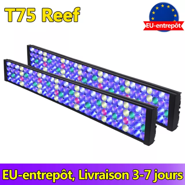 DSunY éclairage d'aquarium led pour aquarium de récif marin 180cm 6ft reef tank