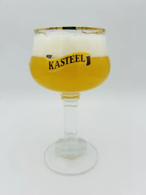 Kasteel Belgian Beer Glass Various Sizes Home Bar Mancave Nucleated