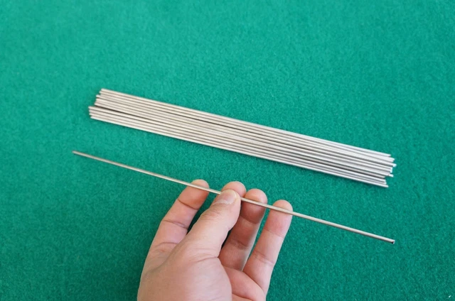 2.5mm Dia Titanium 6al-4v Wire 0.1" x 10" Round Bar Welding Grade 5 rod 20pcs