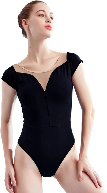 Women'S Dance Leotards Camisole Cotton Ballet Bodysuit