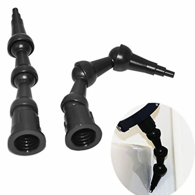 2Pcs Bendable Caulk Tips Multi-angle Bent Nozzle Caulking Nozzle  Glue