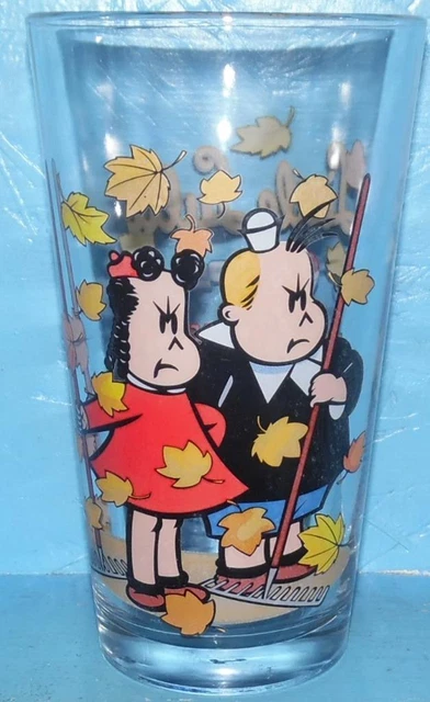 HTF Clear Toon Tumblers Little Lulu Pepsi Glass Baltimore Comic Con