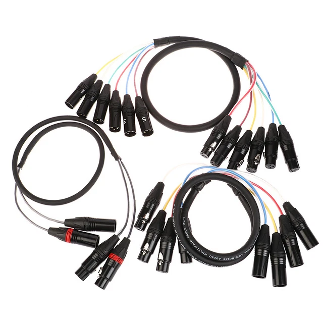 2 4 6 Channel 3 Pin XLR Cable Male To Female Balanced Audio Extension Cord LEI