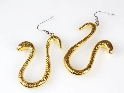 "Cosplay One Piece Boa Hancock Kazehebihime earrings