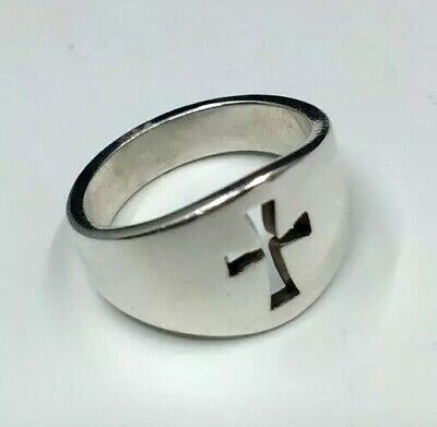 James Avery Crosslet Cross Ring Size 7.5 in Sterling Silver