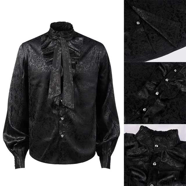 Camicia top tutti i giorni vacanze traspirante camicetta vittoriana tinta unita primavera