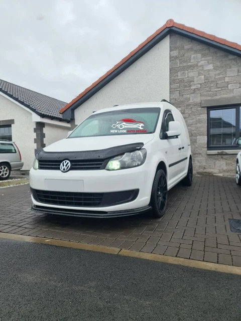 Fits VW CADDY FL 2010-2015 LOWER FRONT ABS GLOSS BLACK  LIP / TOURAN 2010-2015