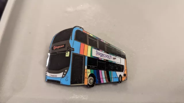 Stagecoach PRIDE - Enviro 400 MMC - Enamel Pin Badge - NEW RUN