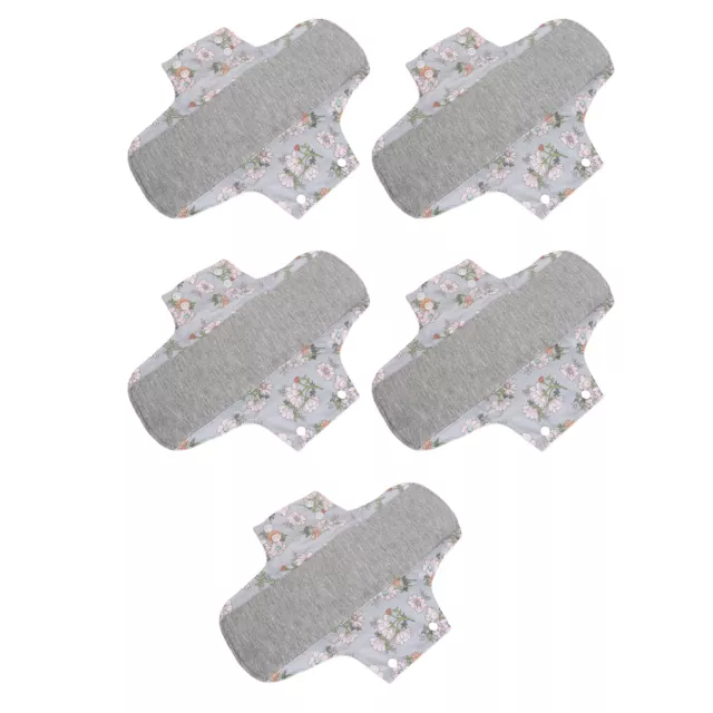 5pcs Lavables Tampons Sanitaires Anti-fuite Hautement Absorbants Coton Pur R SFD