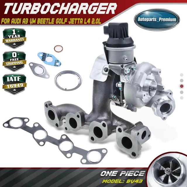 Turbo Turbocharger for Audi A3 2010-2013 VW Beetle Golf Jetta 2.0L Diesel BV43