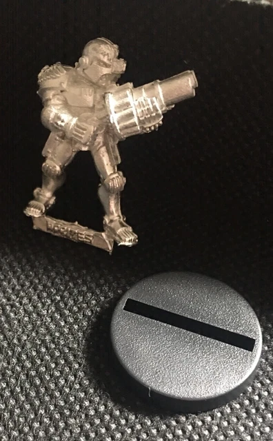 Vtg GW Warhammer 40k Imperial Guard Kasrkin Storm Troopers Metal OOP Melta Gun A