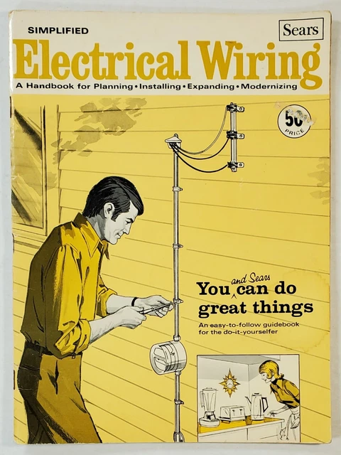 VINTAGE 1969 SEARS Simplified Electrical Wiring Handbook $8.99 - PicClick