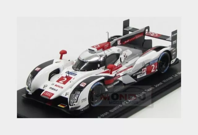 1:43 SPARK Audi R18 E-Tron Quattro Diesel #2 Winner 24H Le Mans 2014 43LM14 Mode