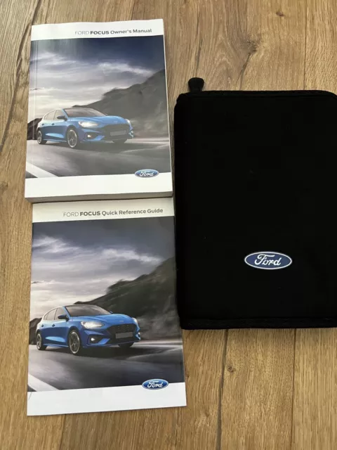 Genuine Ford Focus Mk4 2019-2022 Owners Manual Handbook Quick Guide Wallet Pack