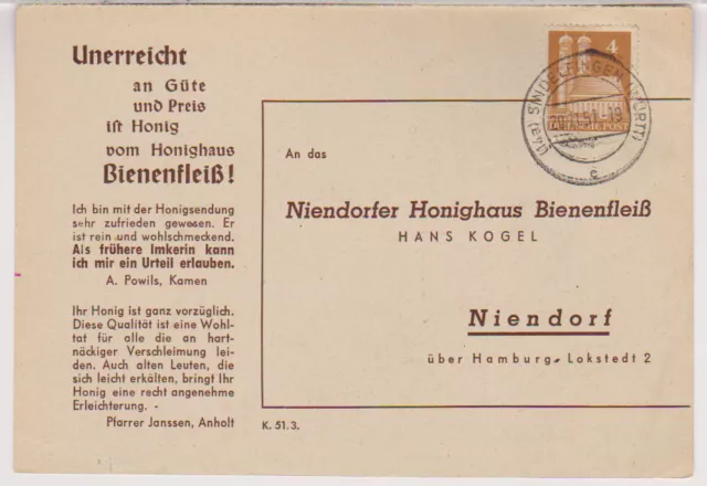 Bizone/Bauten, 74eg, EF, Sindelfingen/Württ., 20.11.51