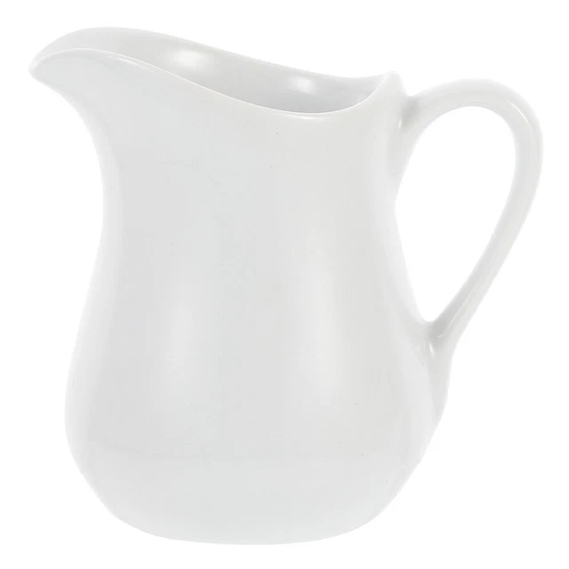 Brocca di sciroppo in ceramica ciotole da dessert tazza latte caffè bianco