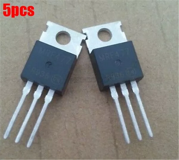 5Pcs Rf/Vhf/Uhf Transistor Motorola TO-220 MRF477 Mrf 477 po