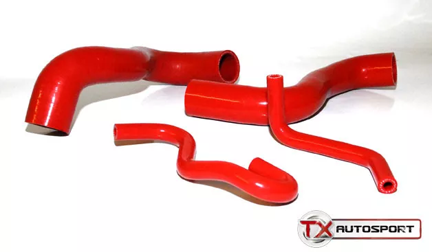 Vauxhall Water Hose 4 Piece Kit Corsa VXR 1.6 turbo Z16 A16 Engine Tuning Red